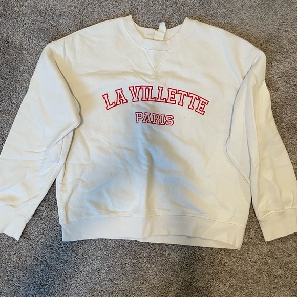 H&M La Villette Sweatshirt Sz M - Picture 1 of 3